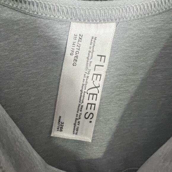 Flexees by Maidenform V-Neck Tank Women’s 2XL Gray - Picture 3 of 7